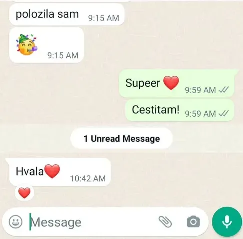 Časovi programiranja - položila ispit